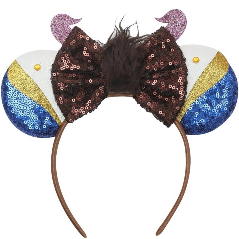NWT Sequin Minnie Mouse Ears‎ Headband